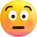Smiley shocked